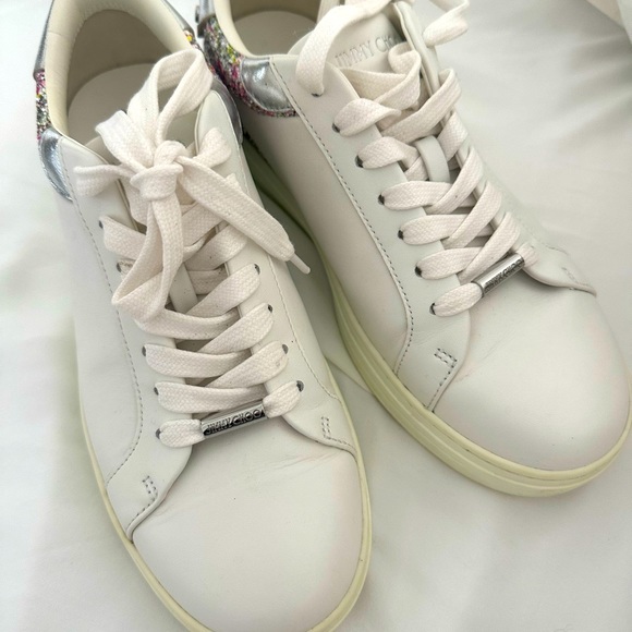 Jimmy CHOO Rome sneakers size 37.5 - Picture 3 of 4
